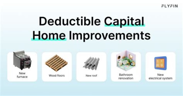 Are capital improvements tax deductible?