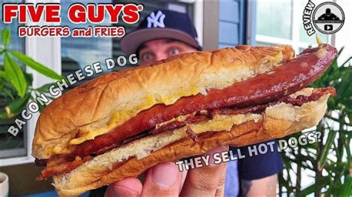Are five guys hotdogs healthy?