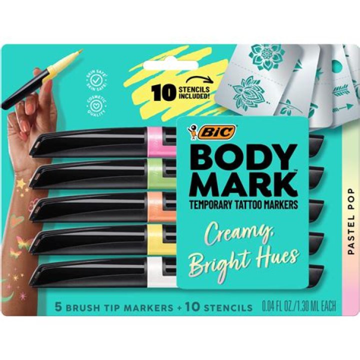 Are non-toxic markers safe on skin?