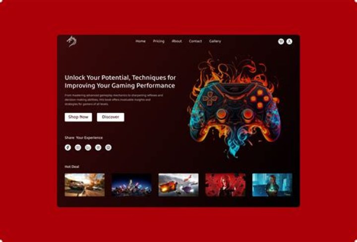 Are there any free templates for gaming websites?