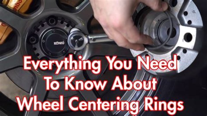 Are wheel centering rings necessary?