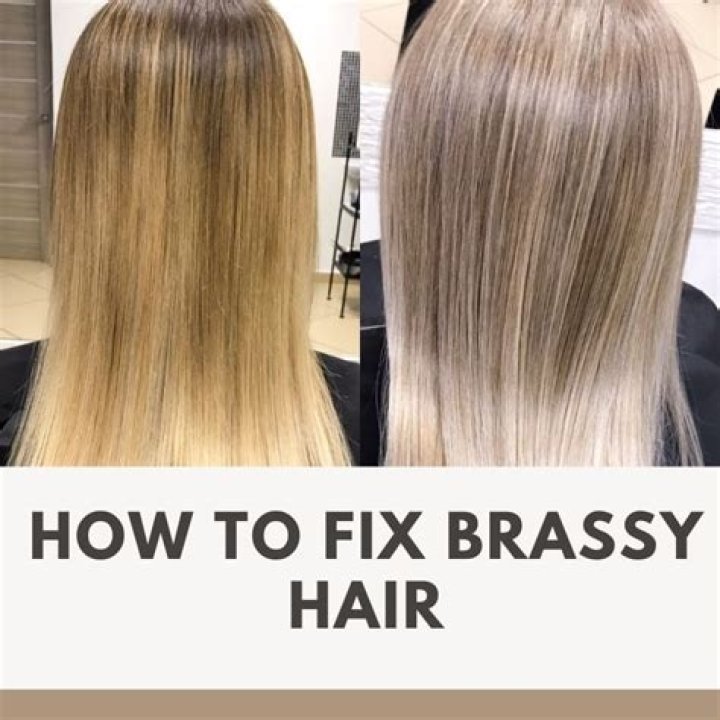 Can a salon fix brassy hair?
