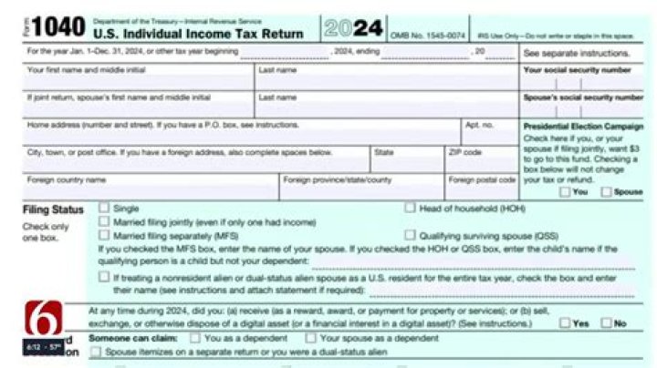 Can Form 1040 be filed online?
