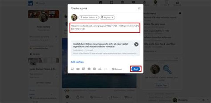 Can I post from Facebook to Twitter?