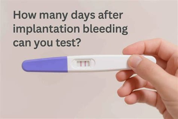 Can implantation bleeding occur 4 days after missed period?