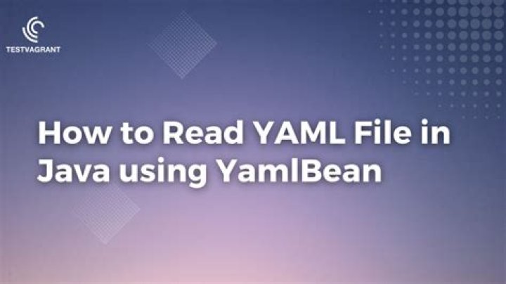 Can Java read YAML file?