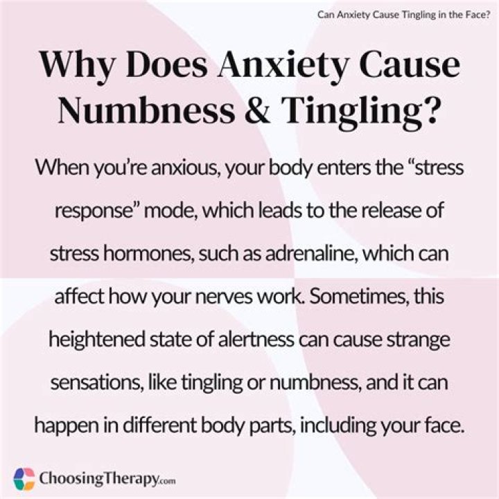 Can stress and anxiety cause numbness and tingling?