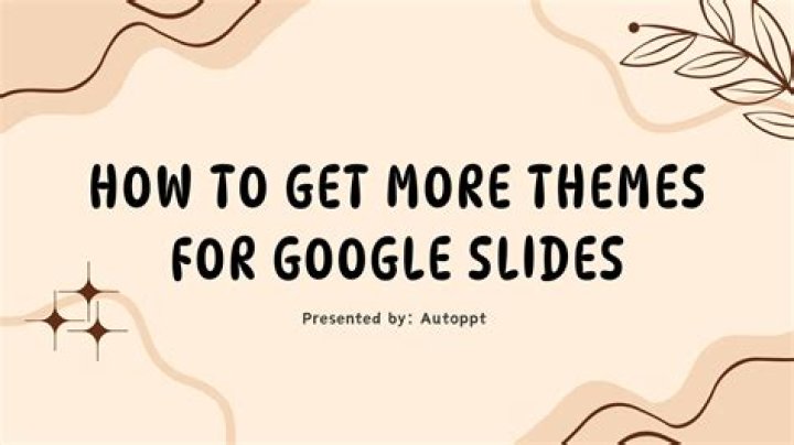 Can you download more themes for Google Slides?
