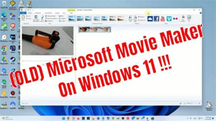 Can you get the old Windows Movie Maker?