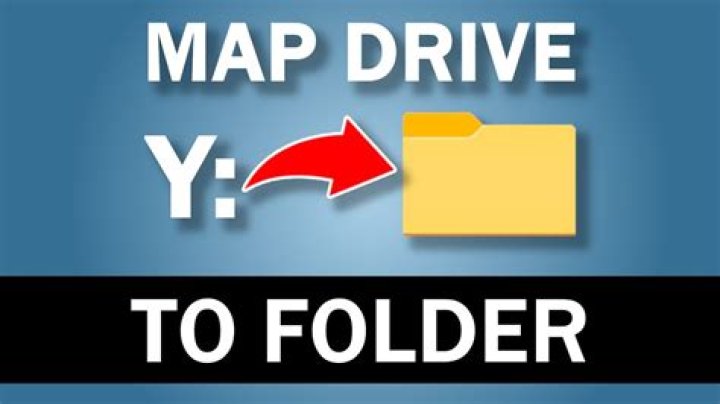 Can you map a drive as system?