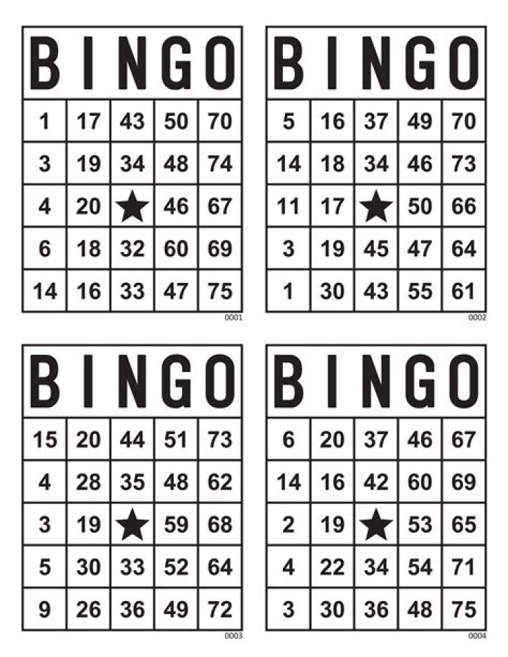 Can you print bingo sheets?