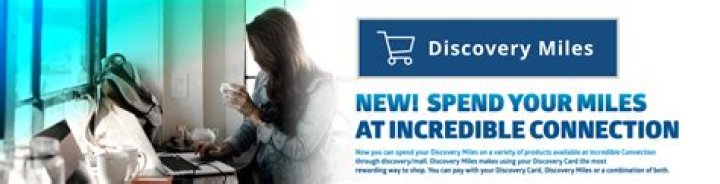 Can you use Discovery miles at incredible connection?