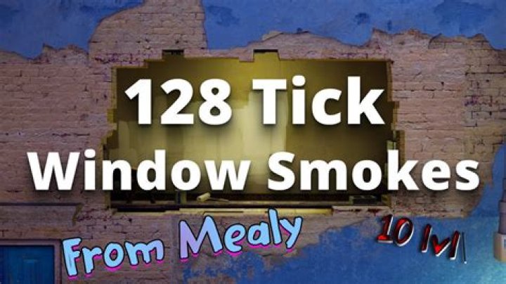 Do 128 tick smokes work on 64 tick?