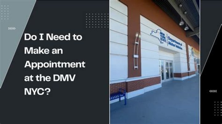 Do I need to make an appointment at the DMV NYC?