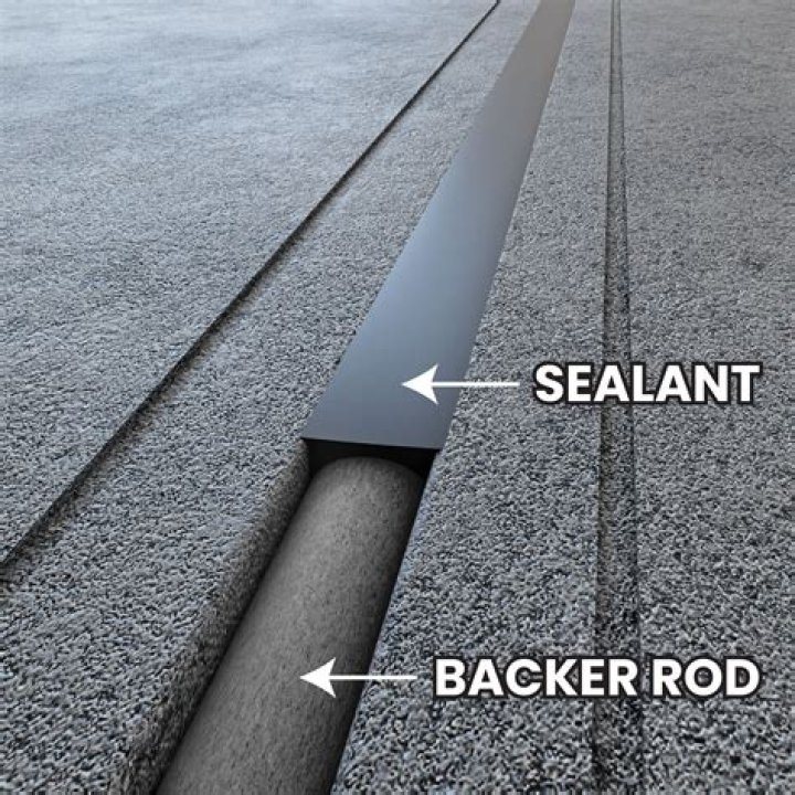 Does caulk stick to backer rod?