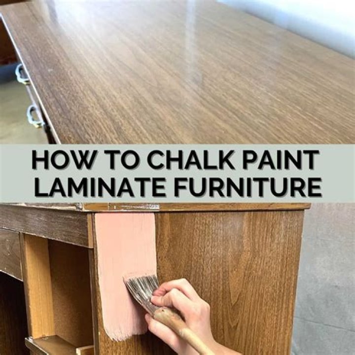 Does chalk paint cover laminate?