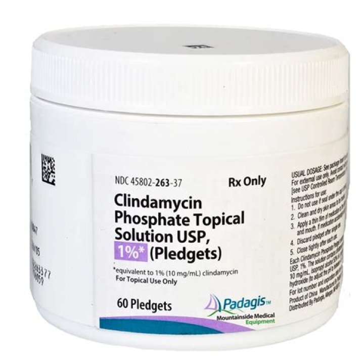 Does clindamycin phosphate topical solution work?