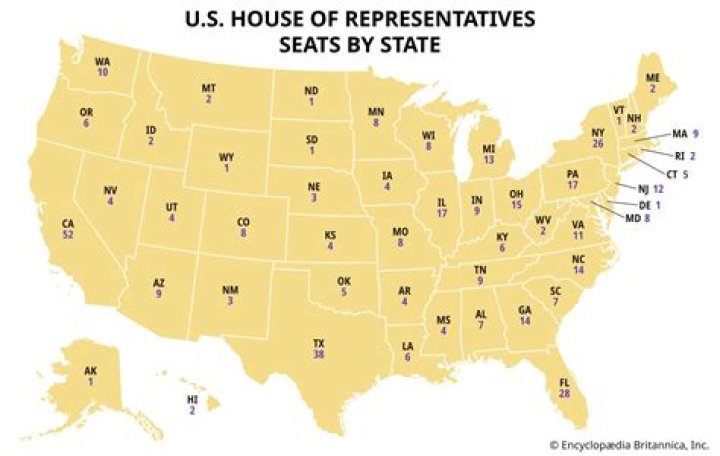 Does the House of Representatives represent districts?