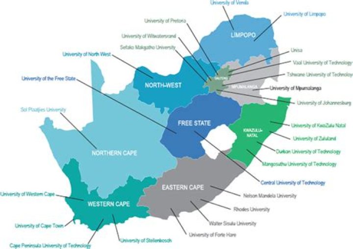 How are South African universities funded?