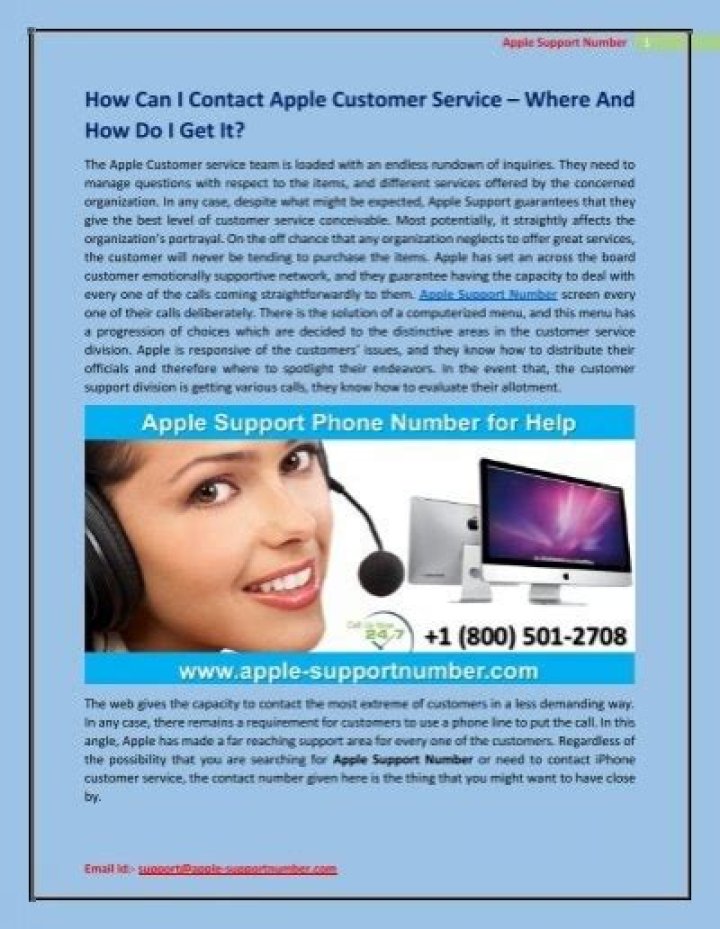 How can I contact Apple customer service?