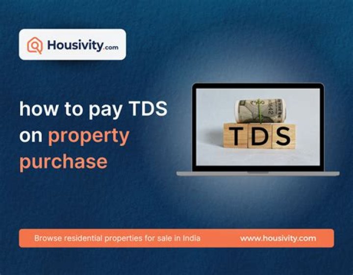 How can I pay TDS on property purchase?