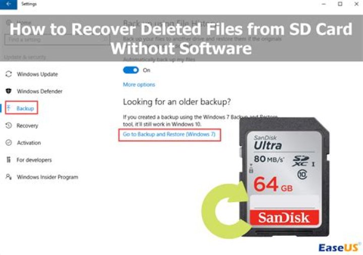 How can I recover my SD card for free?
