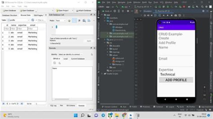 How can I view SQLite database in Android?