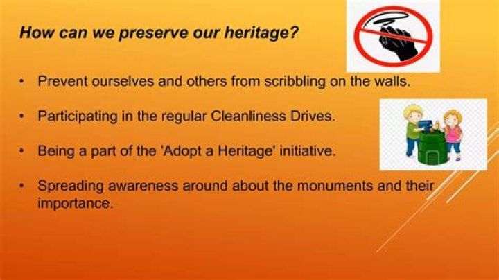 How can we preserve our heritage?