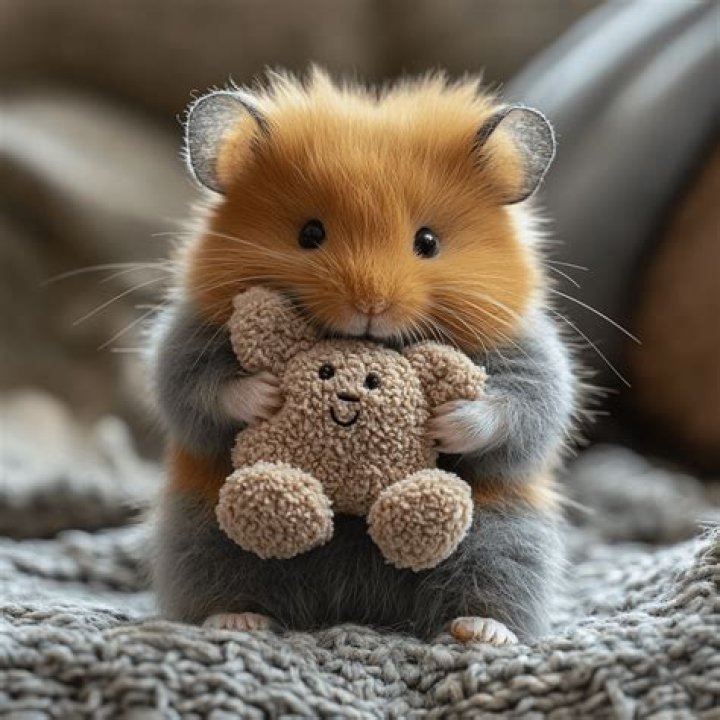 How can you tell if a teddy bear hamster is happy?