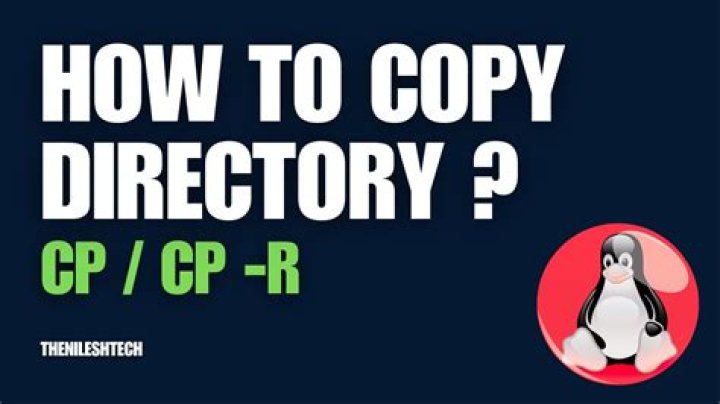How do I copy a directory and its contents in Linux?