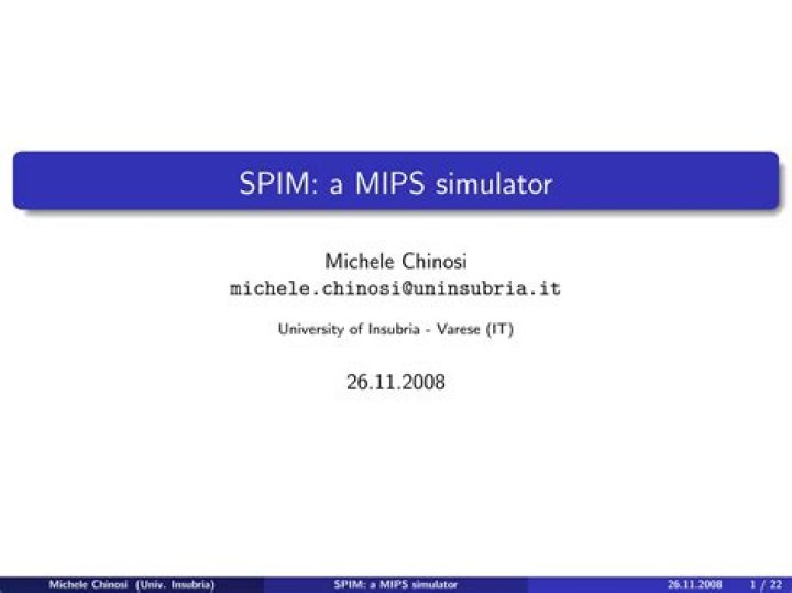 How do I download spim MIPS simulator?