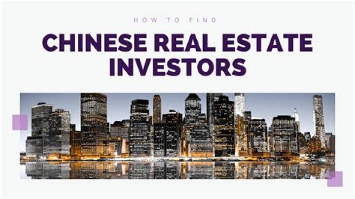How do I find Chinese real estate investors?