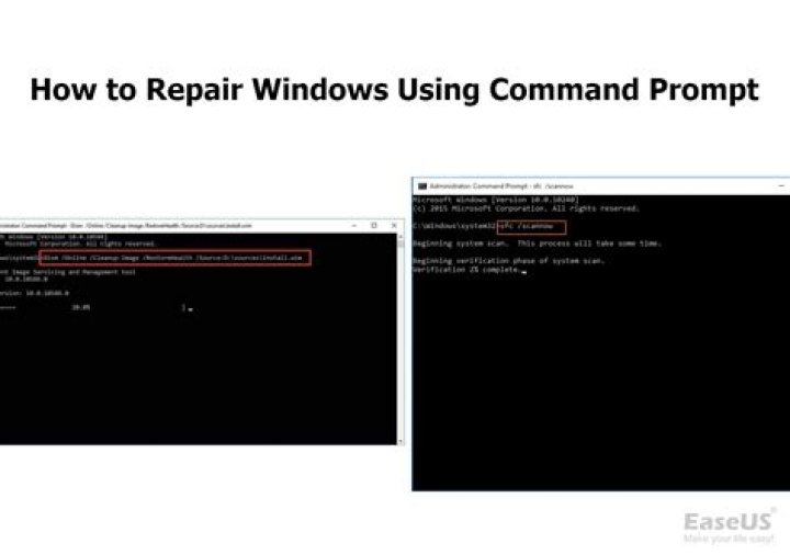 How do I fix my computer using Command Prompt?