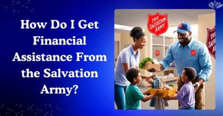 How do I get financial assistance from the Salvation Army?