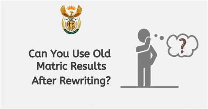 How do I get my old matric results online?