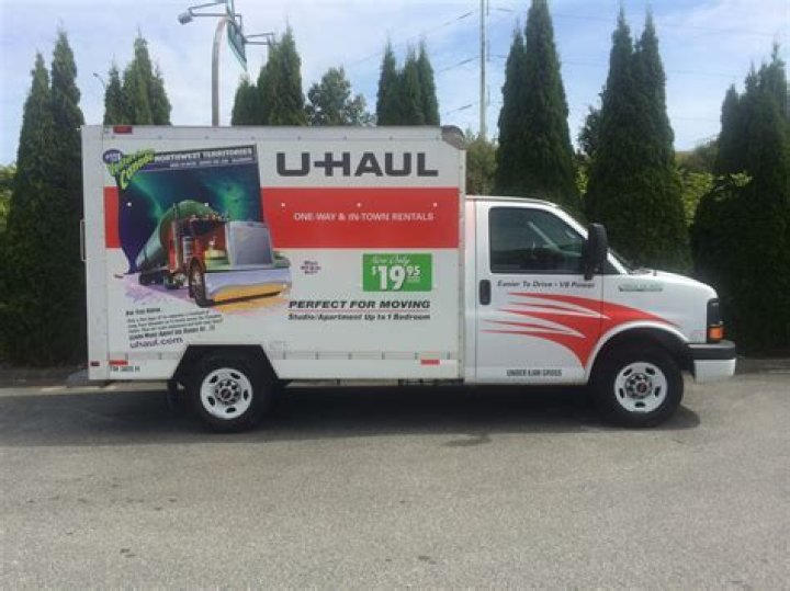 How do I get my U-Haul door unstuck?
