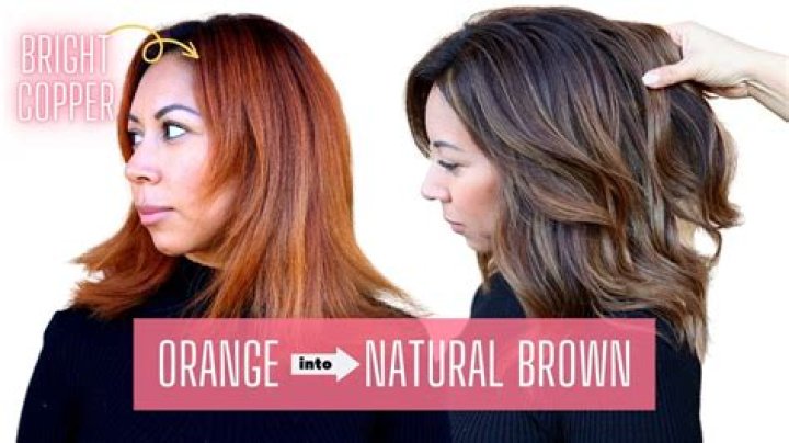 How do I get orange hair dye out of my hair?