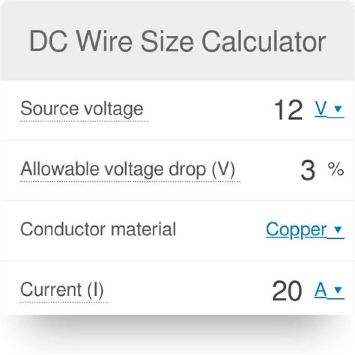 How do I know what size DC wire I need?