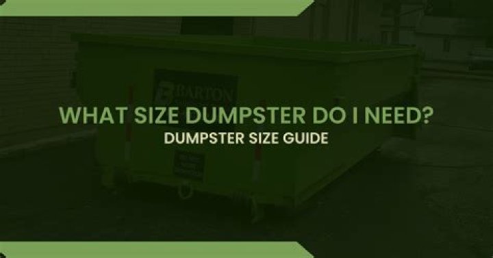 How do I know what size dumpster I need?