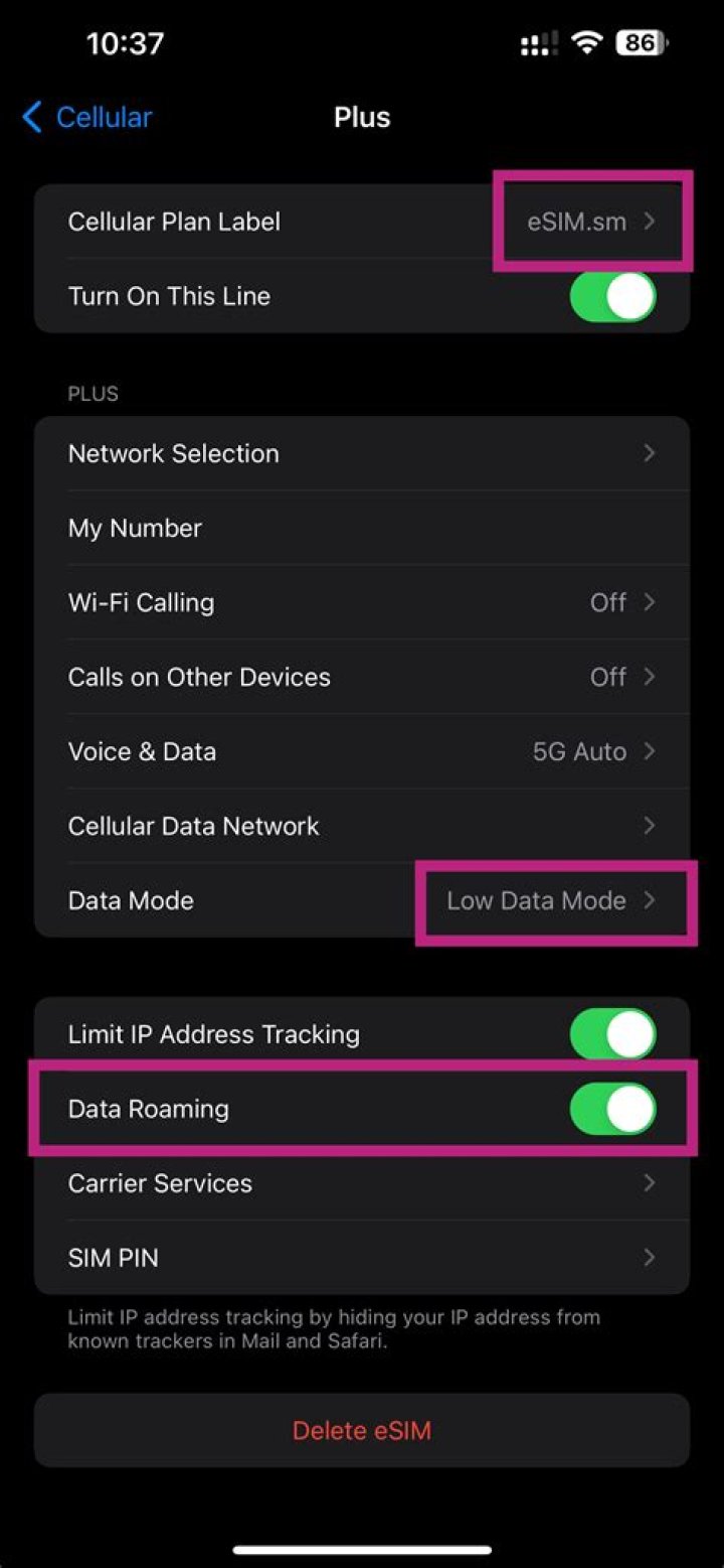 How do I load a roaming number?