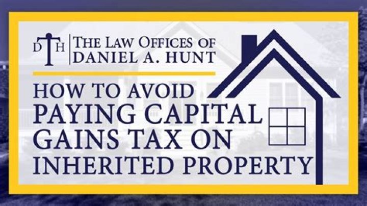 How do I report capital gains on inherited property?