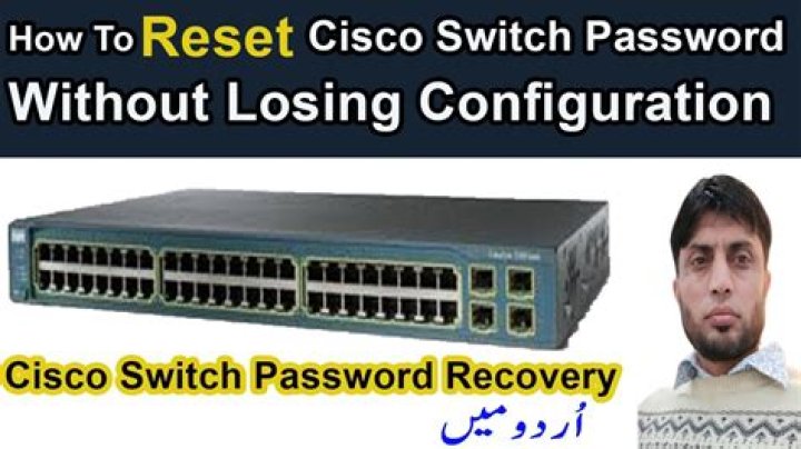 How do I reset my Cisco password without losing the configuration?