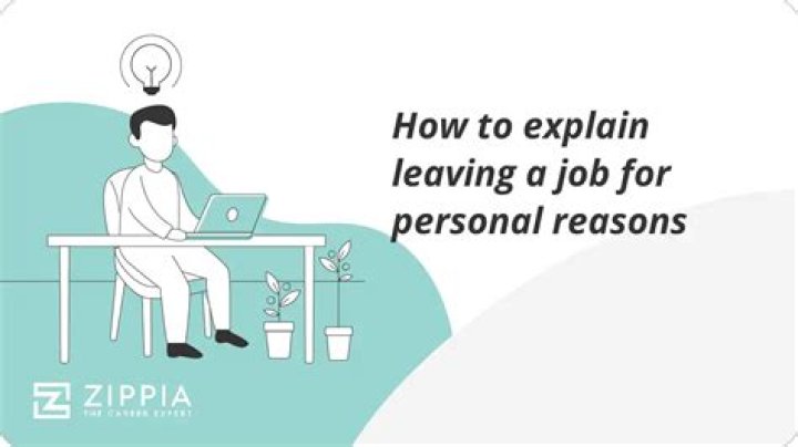 How do I say I left a job for personal reasons?