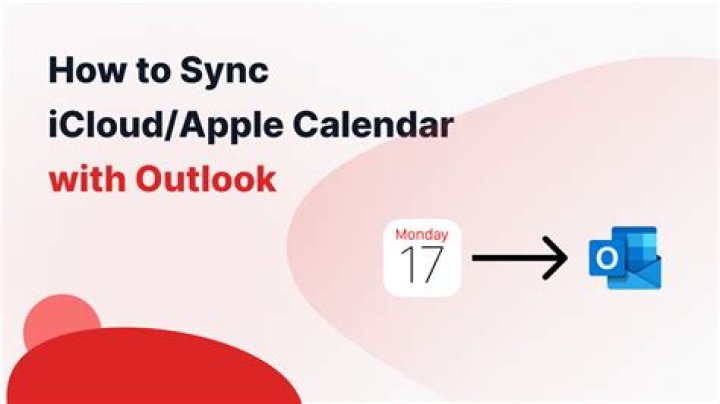 How do I sync my iCloud calendar with Outlook?