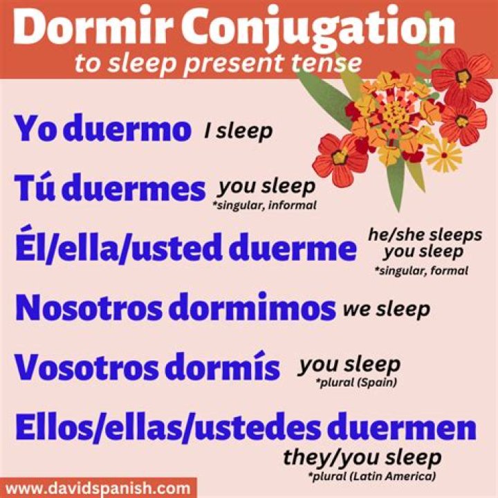 How do you conjugate dormir reflexive?