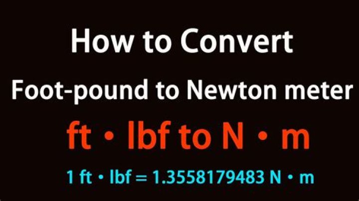 How do you convert nm to lbf?