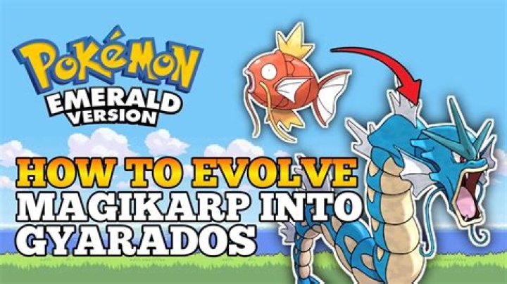 How do you evolve Magikarp in Pokemon Ruby?