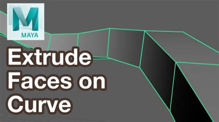 How do you extrude an individual face in Maya?