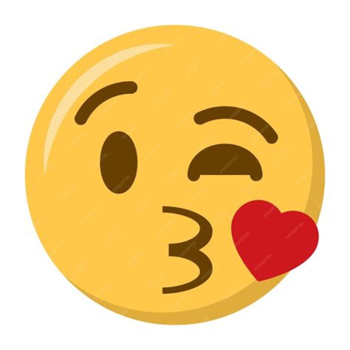 How do you make a kiss face with symbols?