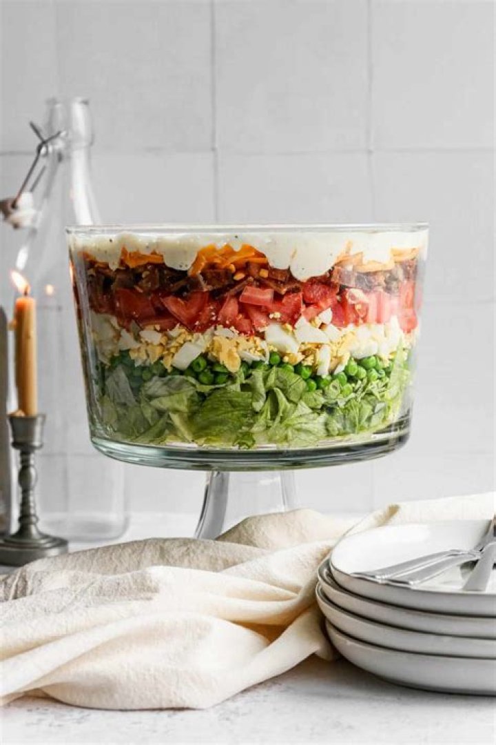 How do you make a seven layer salad?